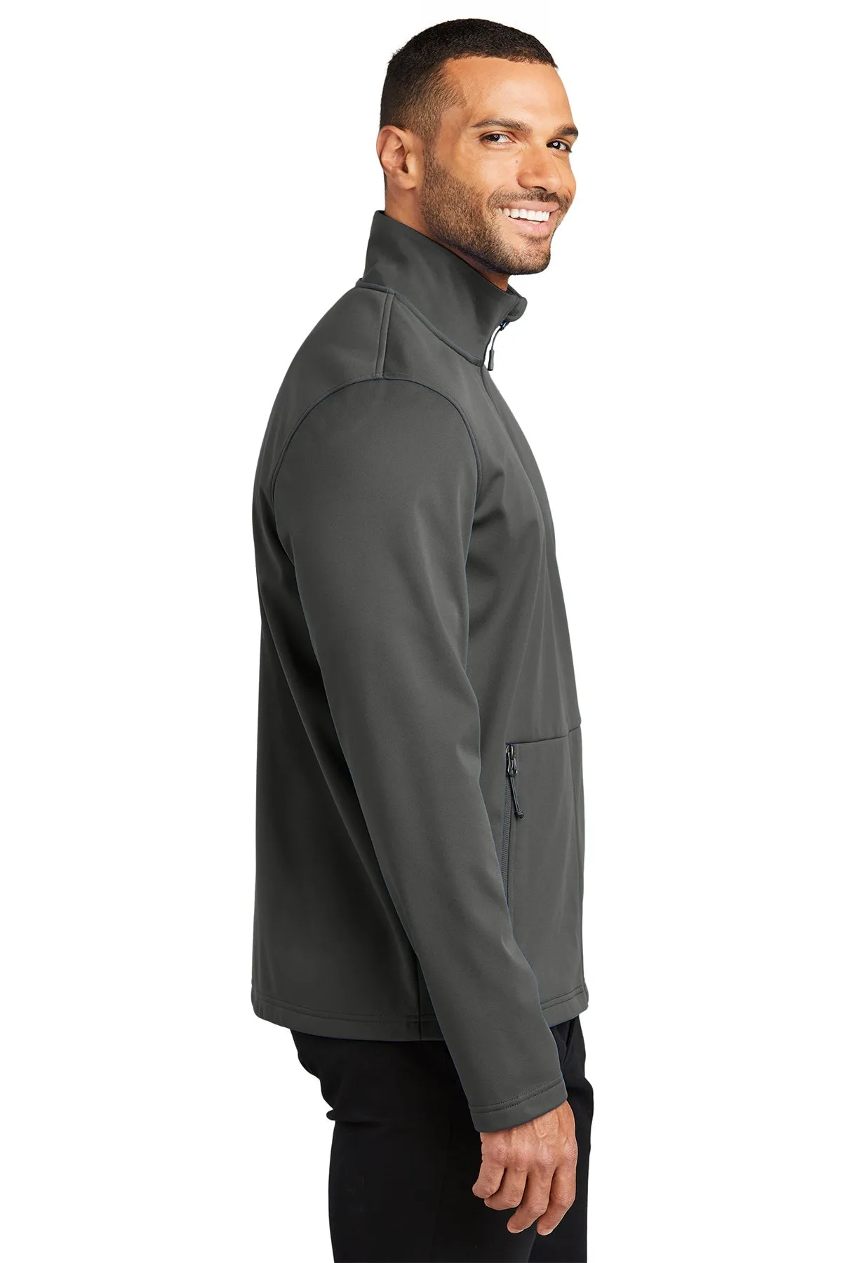 Port Authority Flexshell Customized Jackets, Grey Steel