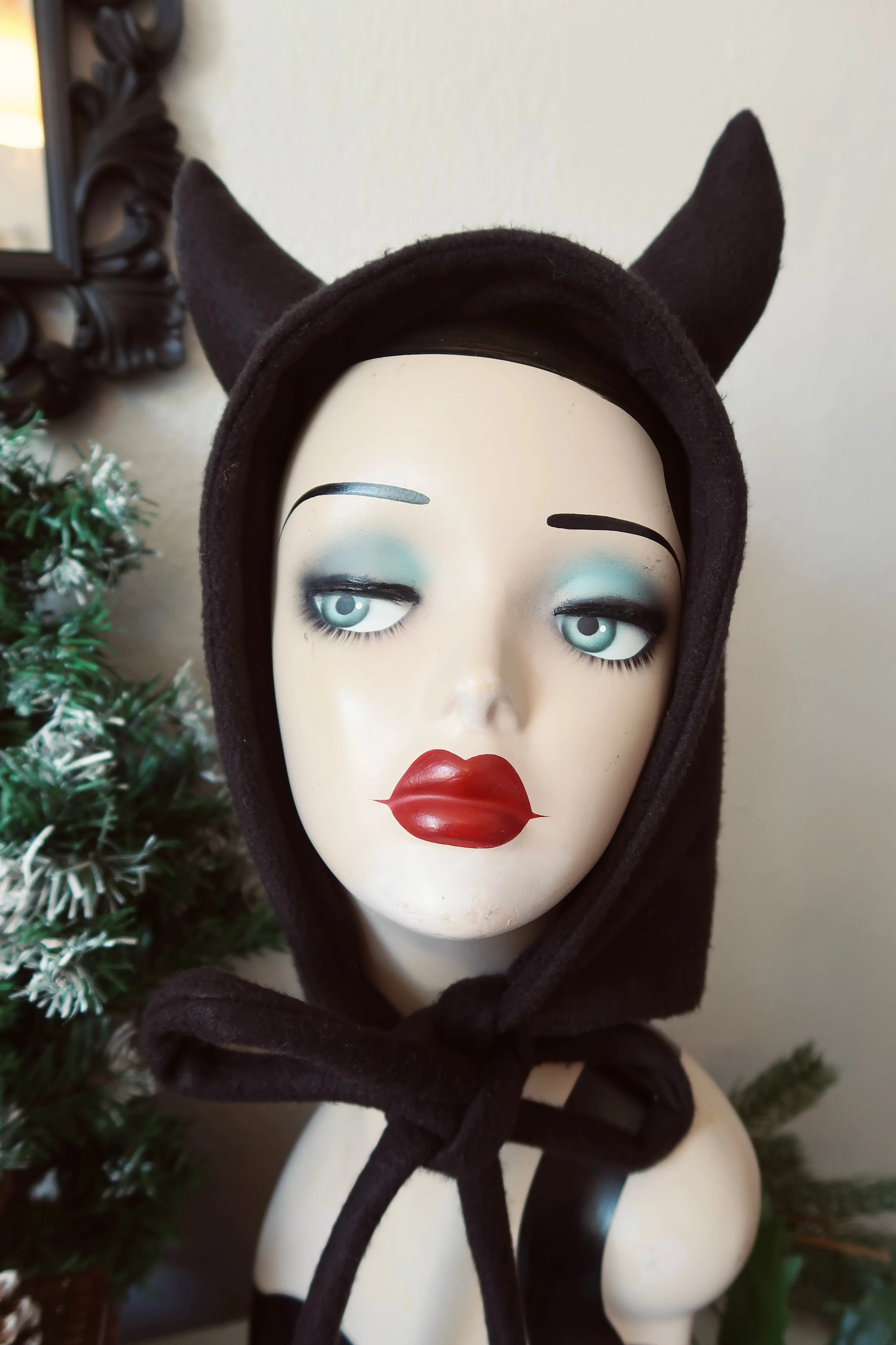 PRE-ORDER Krampus Bonnet in Black