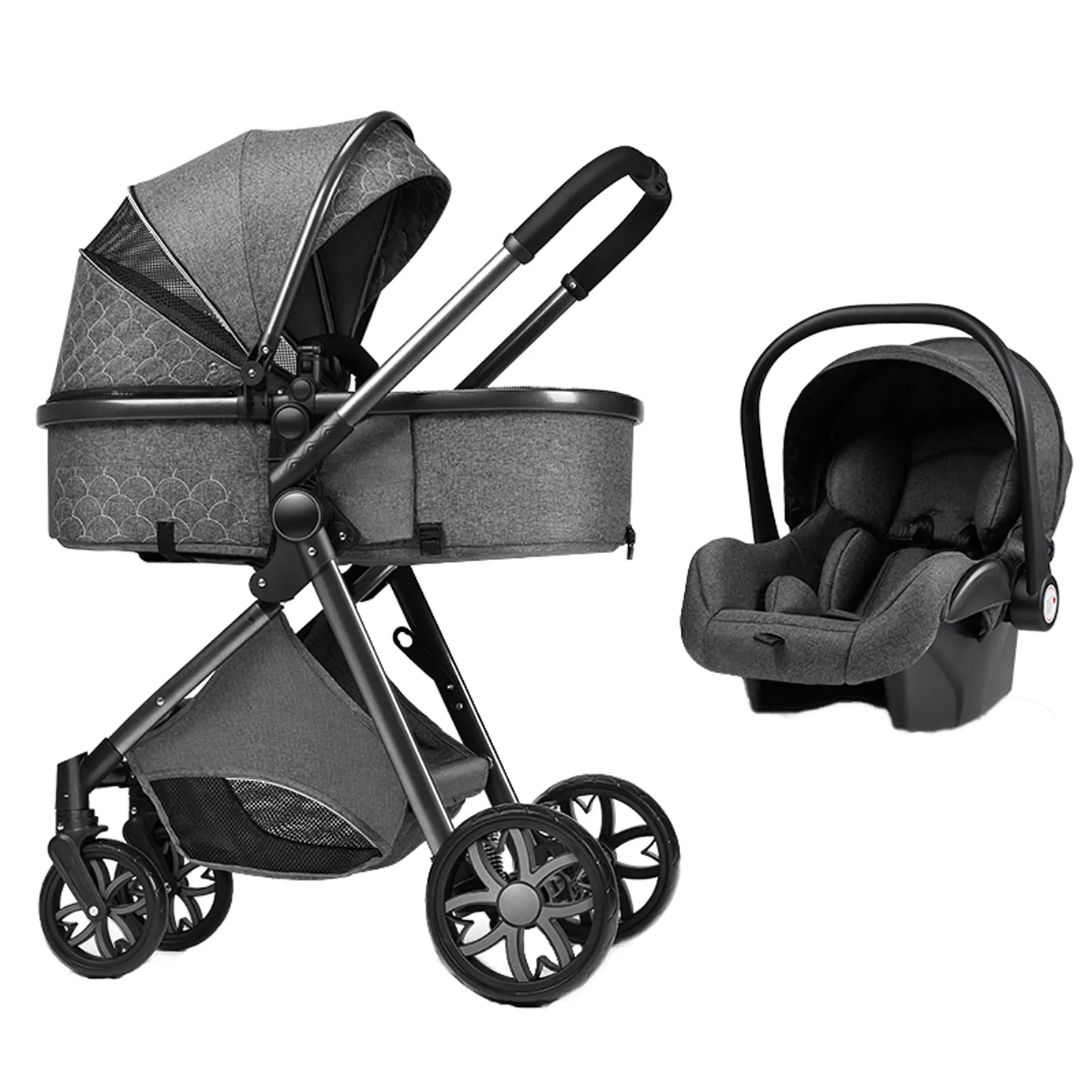 Premium 3-in-1 Stroller