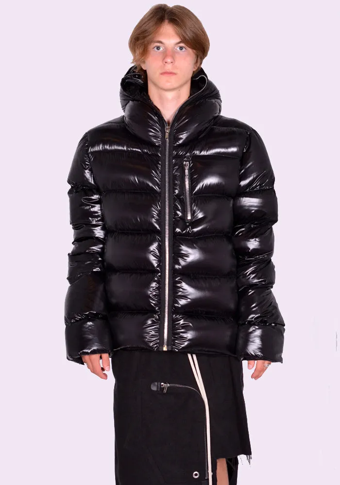 RICK OWENS MEN RU02D6722 NLD4 SEALED DOWN JACKET BLACK (New Season FW24)