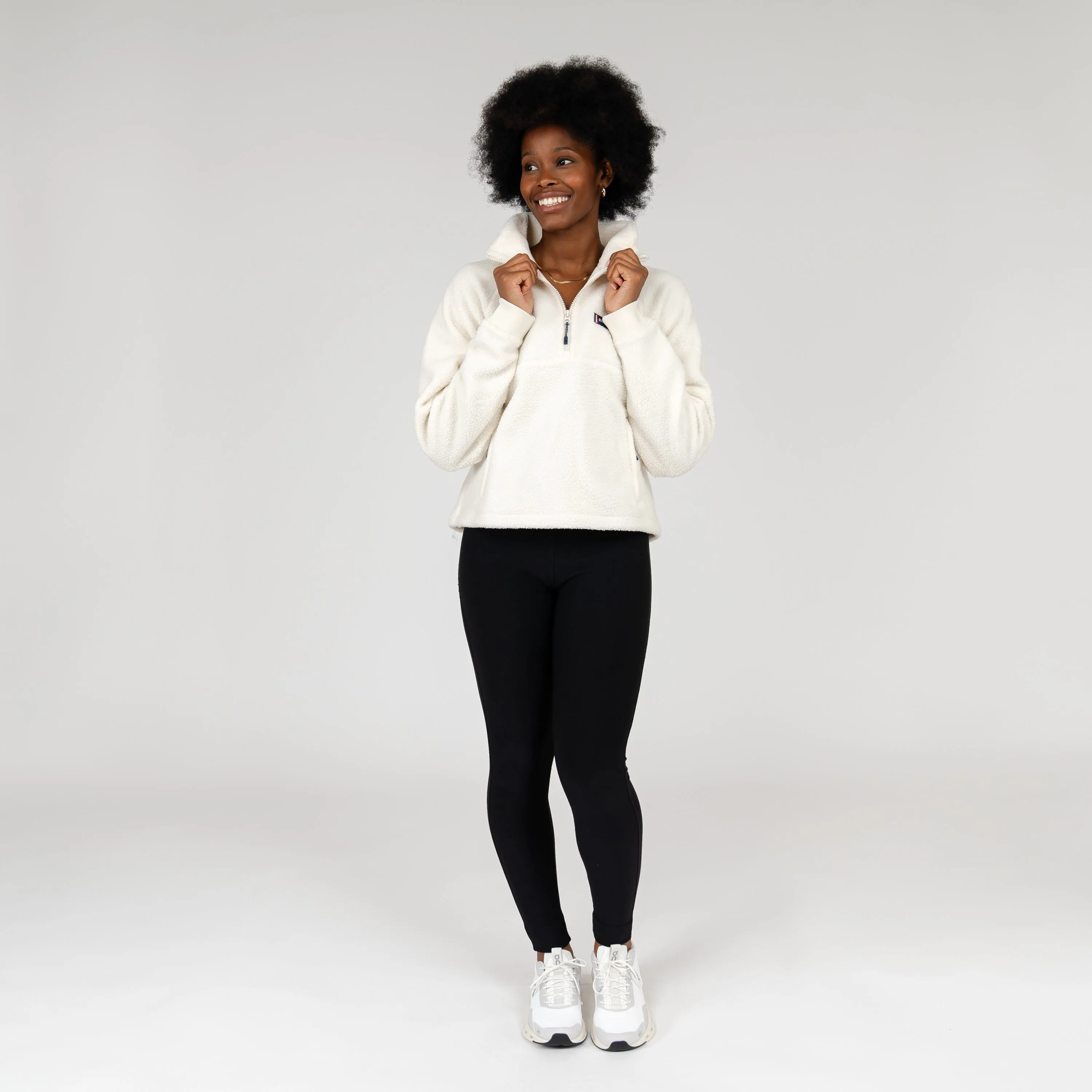 Rivanna Fleece Pullover | Solid - Ivory