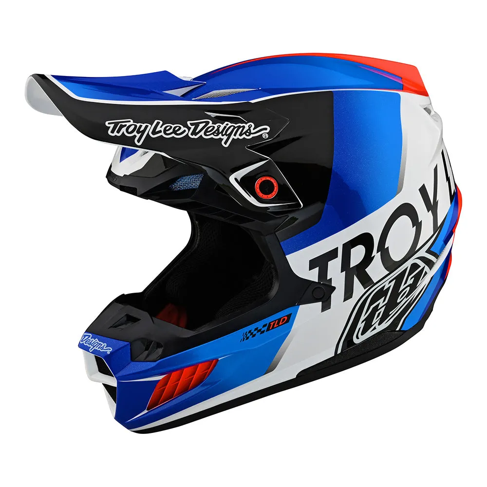 SE5 Composite Helmet Qualifier White / Blue