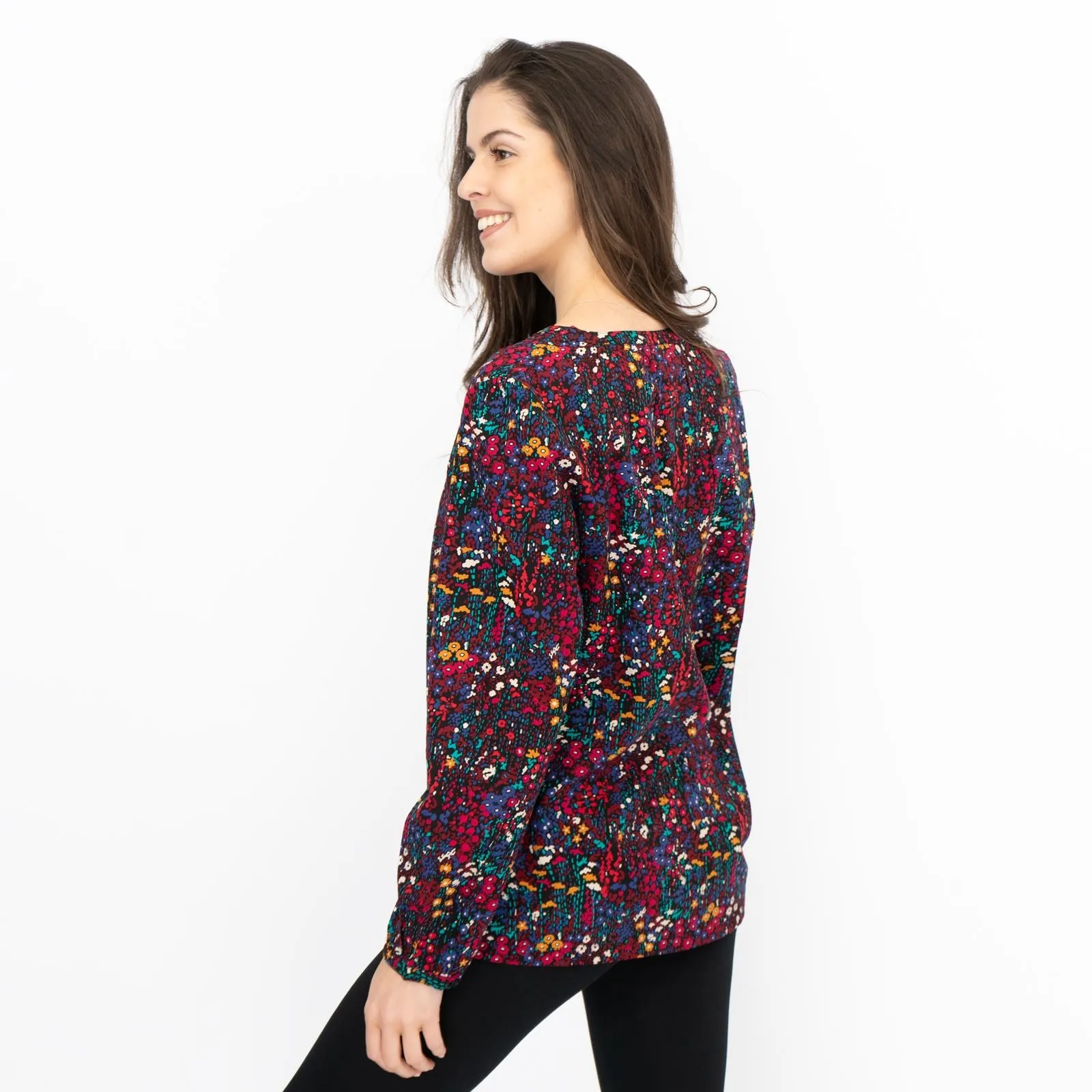 Seasalt Twilight Lanes Floral Long Sleeve Top