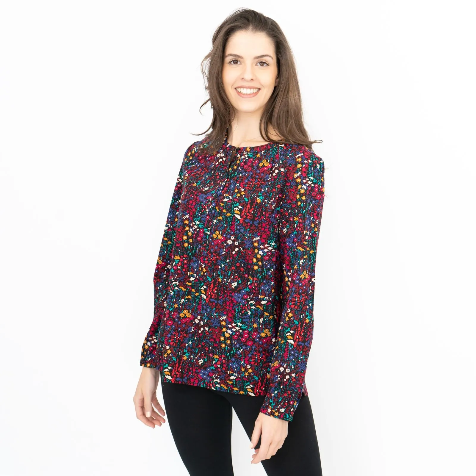 Seasalt Twilight Lanes Floral Long Sleeve Top