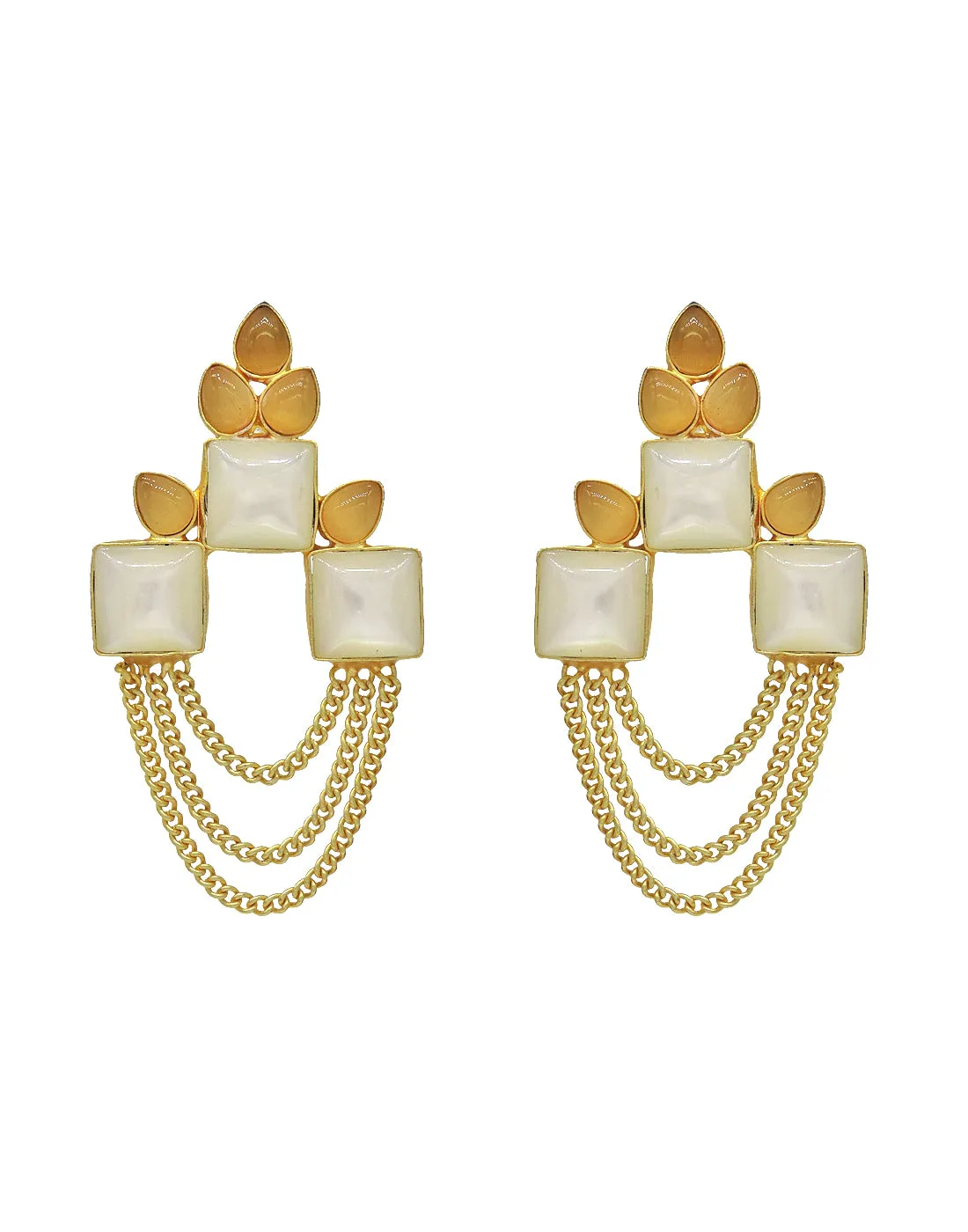 Shell Layered Earrings