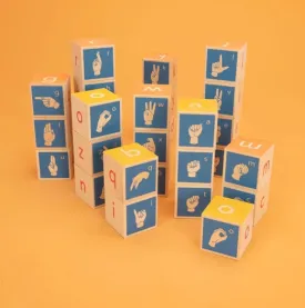 Sign Language Alphabet Blocks