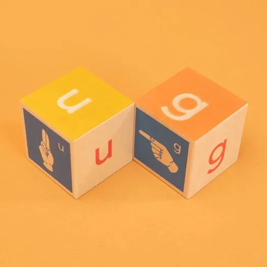 Sign Language Alphabet Blocks