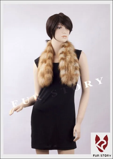 Silver Fox Fur or Fox Fur Scarf Wrap Cape Shawl Neck Warmer 3 Colors NEW FS050204