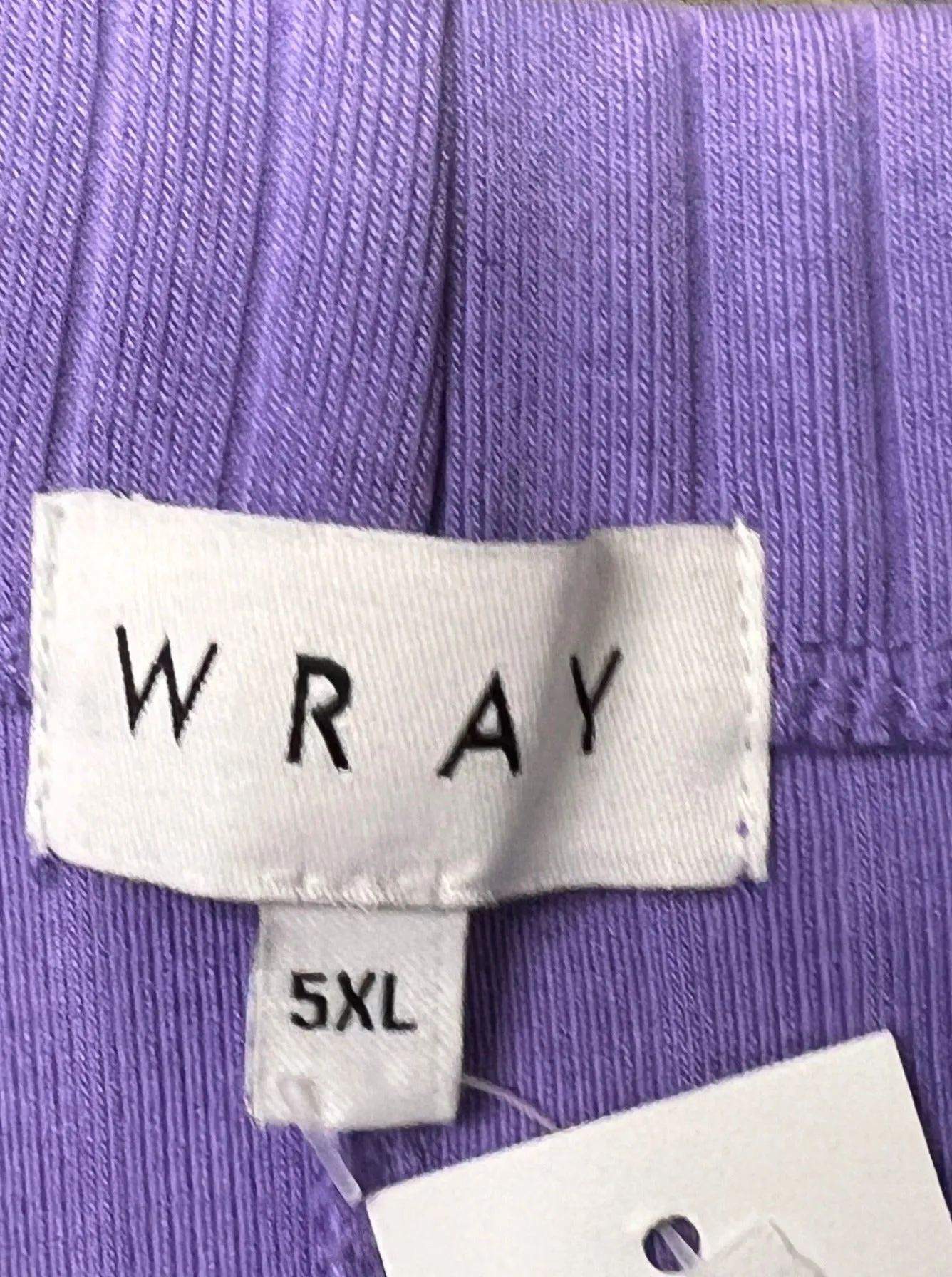 Size 5XL - Wray Purple Rib Pants