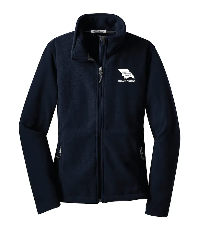 SLO County Health Agency - Ladies Fleece Jacket