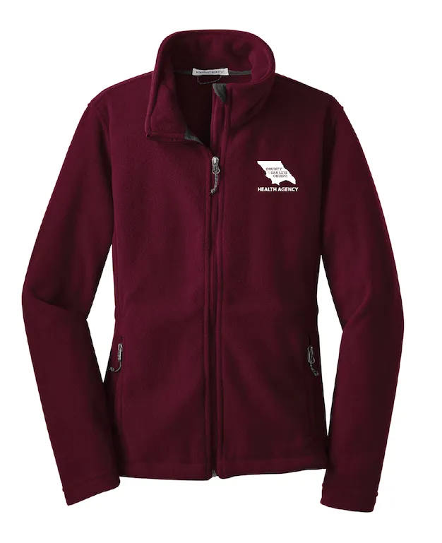 SLO County Health Agency - Ladies Fleece Jacket