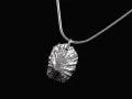 Solid Silver Tiree Limpet Shell Pendant