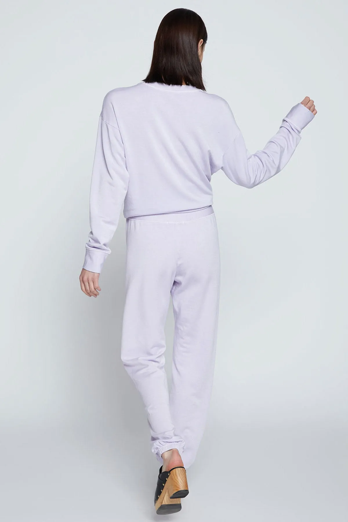 Stateside Softest Fleece Drawstring Sweatpant in Wisteria