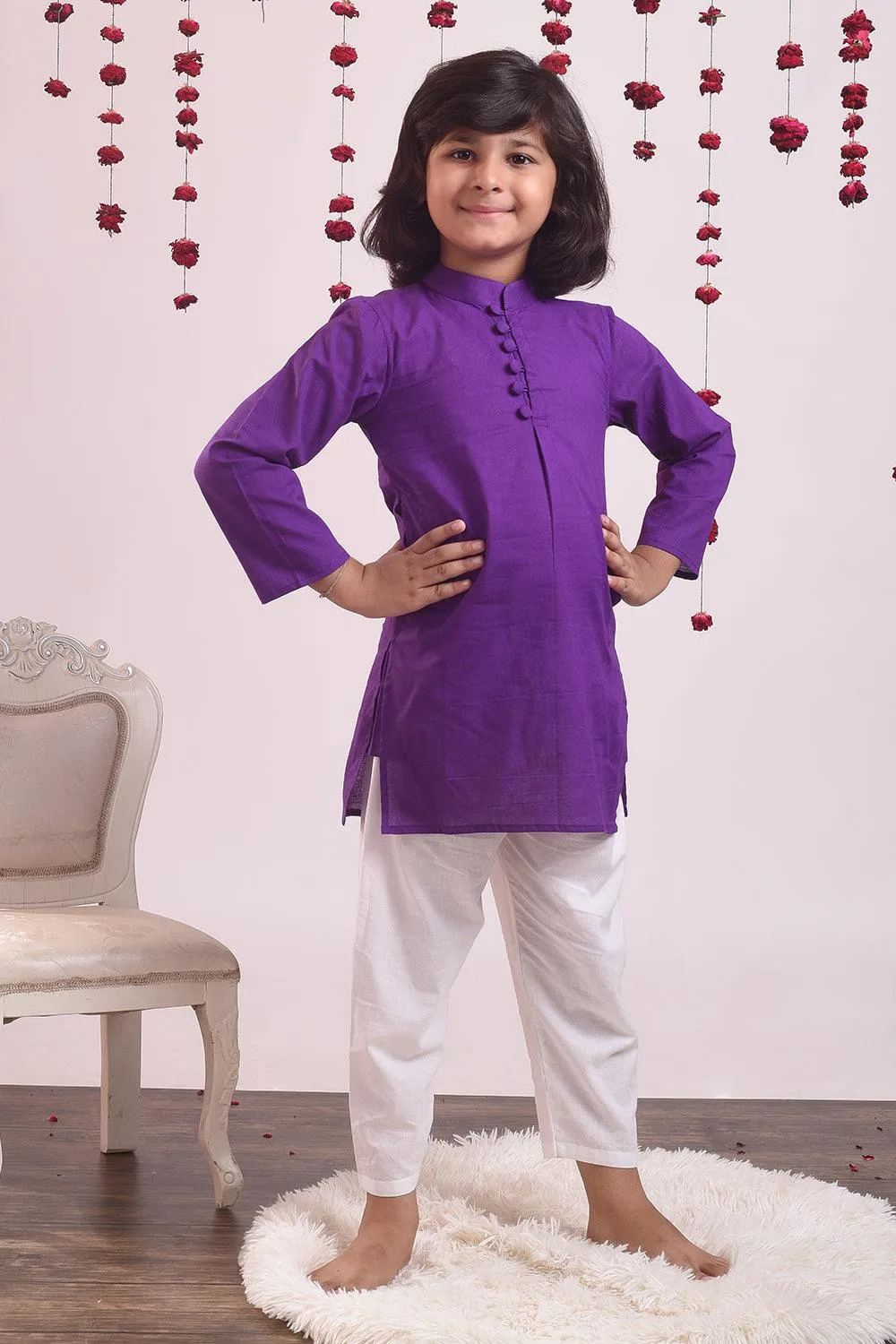 Violet Kurta Set