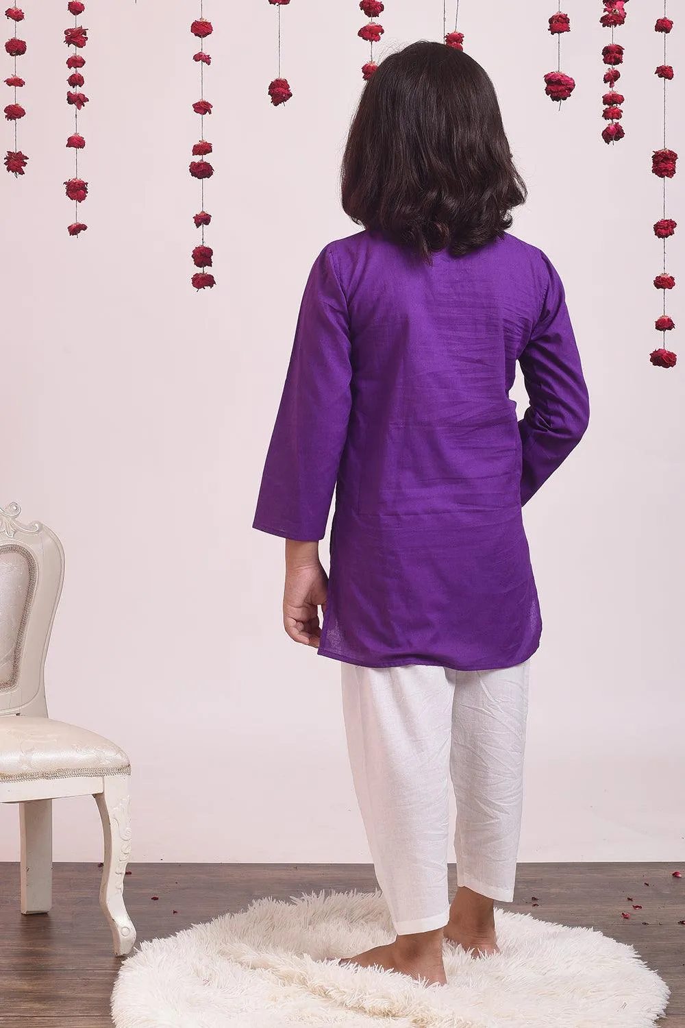 Violet Kurta Set