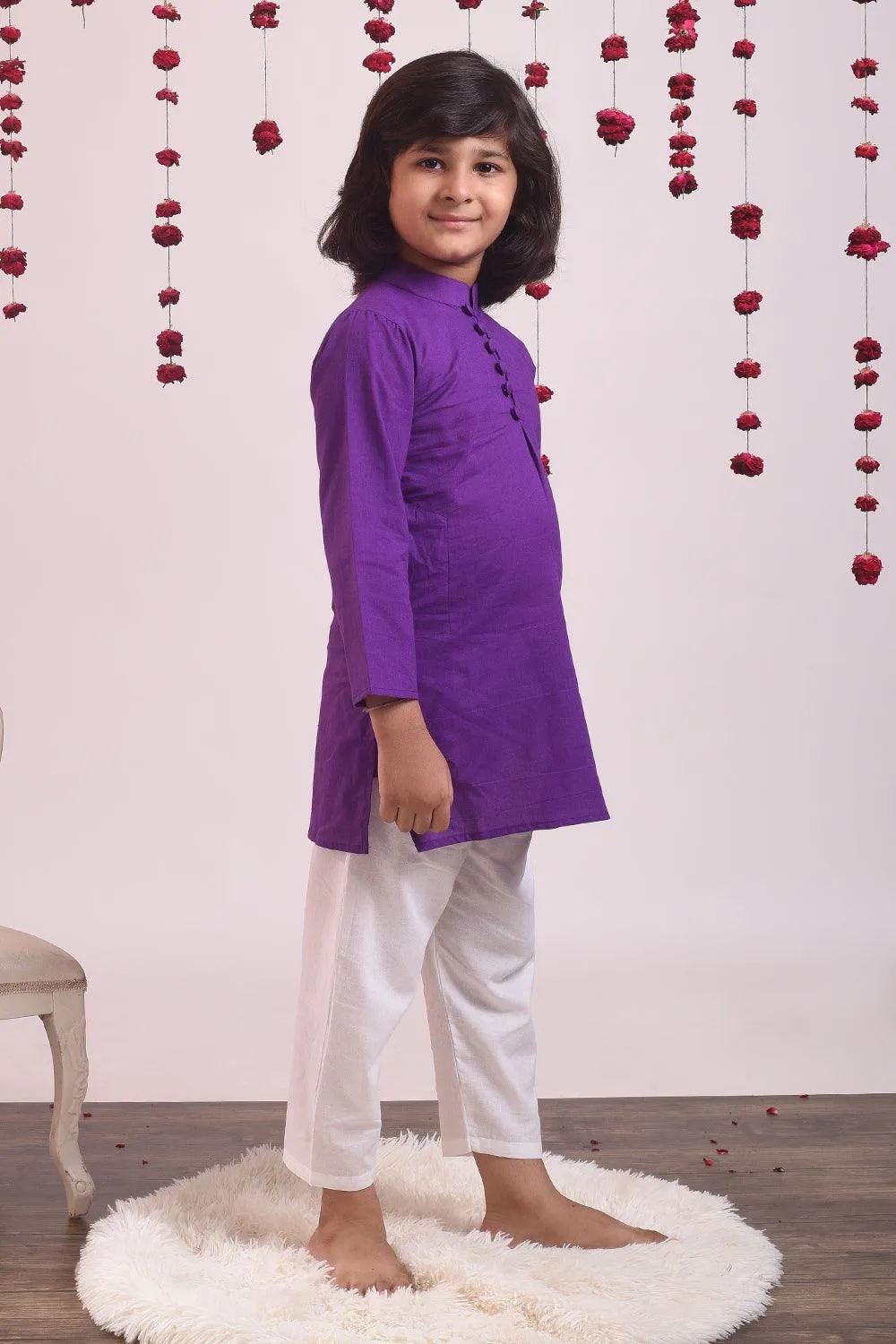 Violet Kurta Set